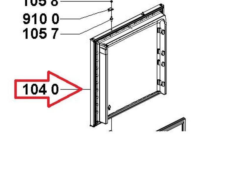 C00325856 Door refriger