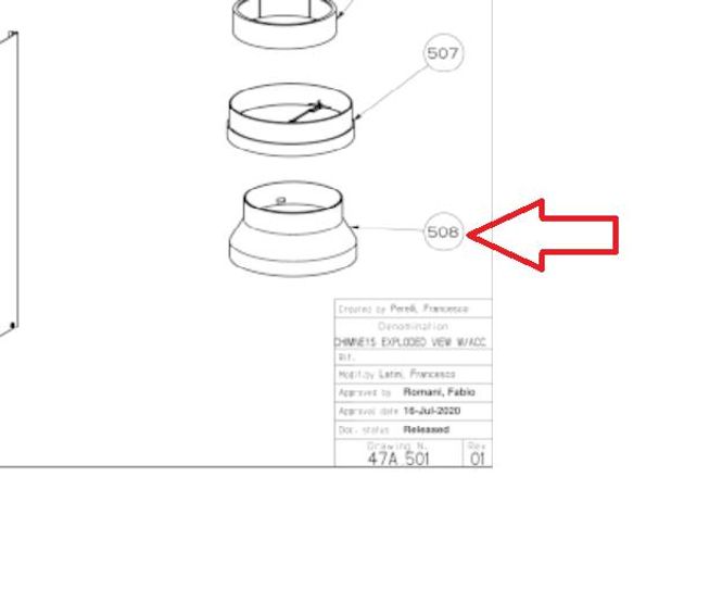 Hovedbilde C00630630 Reduction flange 150-120 pp