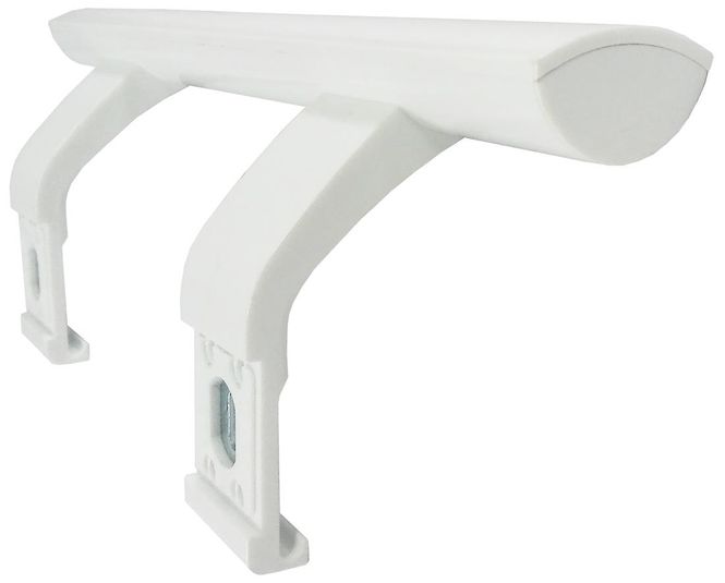 Hovedbilde Handtag,vertikal,hvite,133mm
