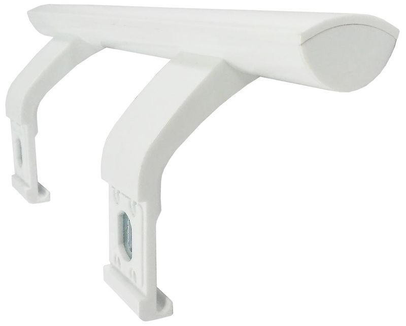 Handtag,vertikal,hvite,133mm