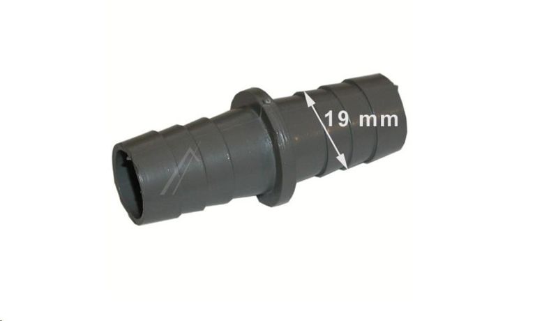 SLANGEKOBLING TIL AVLØPSSLANGE, 19MMX19MM