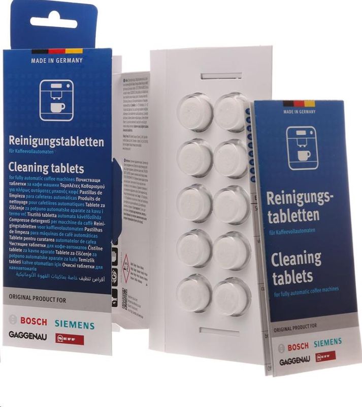 RENGJØRINGSTABLETTER TIL KAFFEMASKIN, 10 STK, 2,2GR.