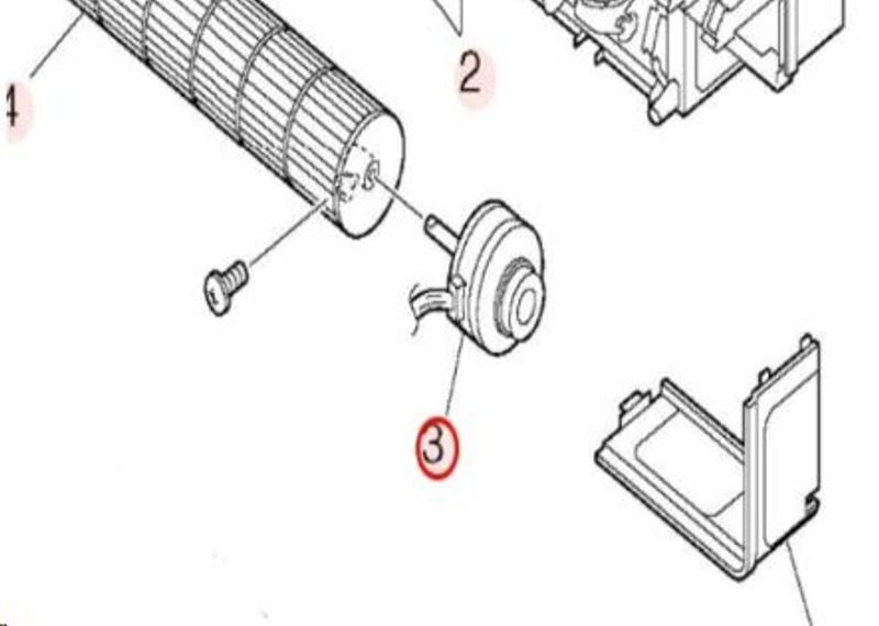 Hitachi Viftemotor RAK_RPB++
