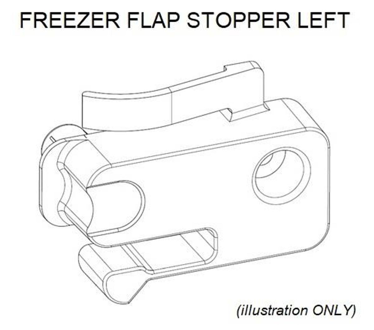 VENSTRE HENGSEL TIL VIPPELOKK