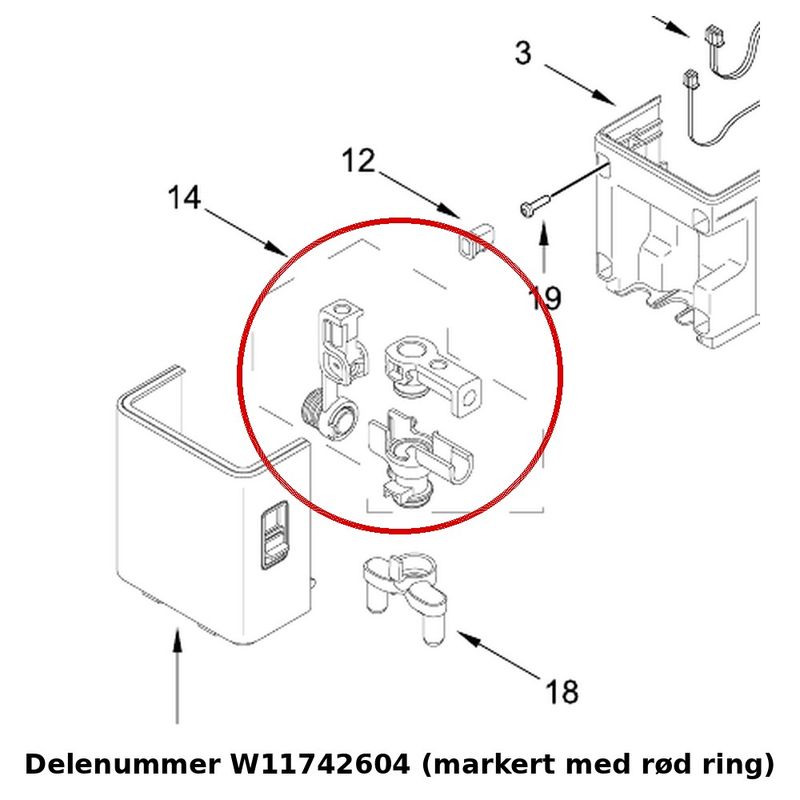 KitchenAid W11742604 – Melkeuttak KF8
